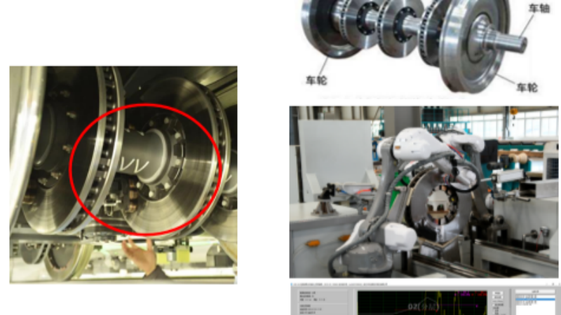 Automatic detection scheme for high-speed train brake discs