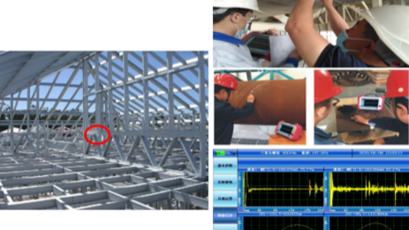 Residual stress ultrasonic testing