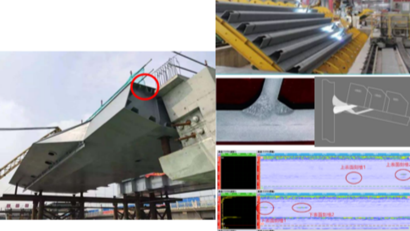 U-shaped rib plate automatic detection system